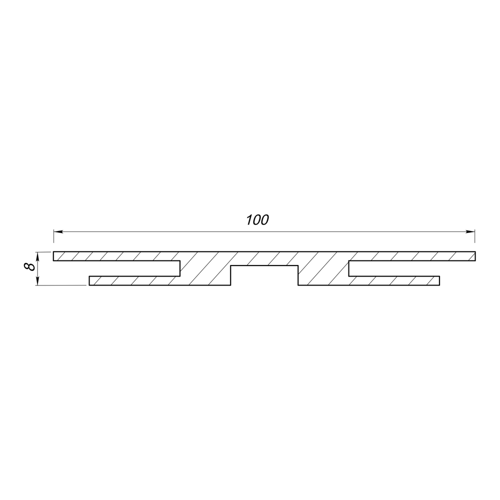 Добор Рица телескопический 2370x100x8 мм ПЭТ цвет мускат 89446452 STLM-2190531 PORTIKA  - Вид №2