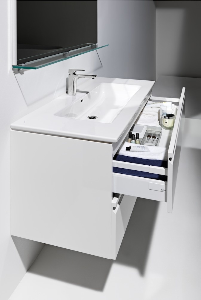 H3117517041211 Смеситель для раковины, Eco+, 140 мм, с донным клапаном LAUFEN PRO - Вид №4