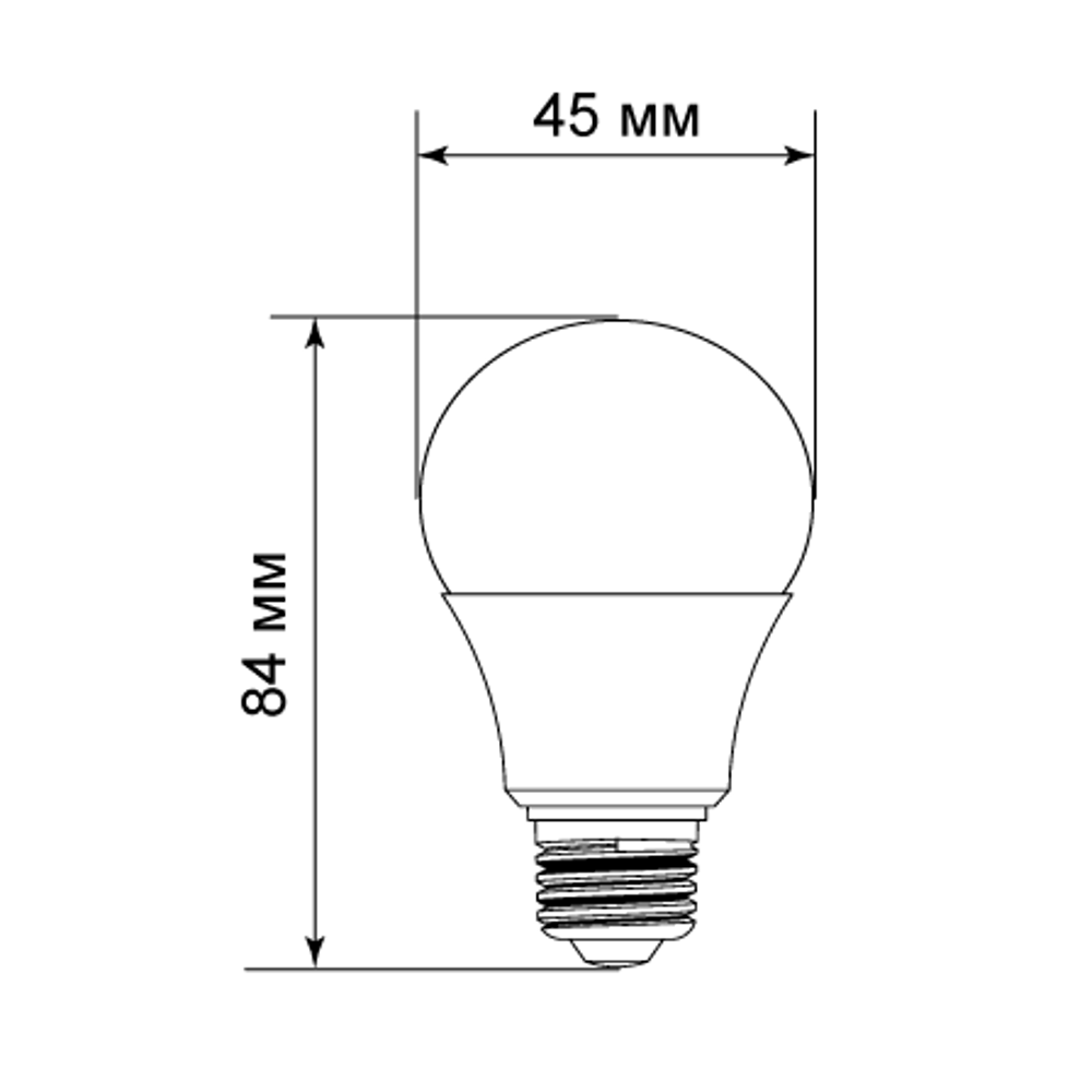 BELLIGHT Светодиодная лампа E27 8Вт шар 750 лм теплый свет 86170854 STLM-0914405 - Вид №5