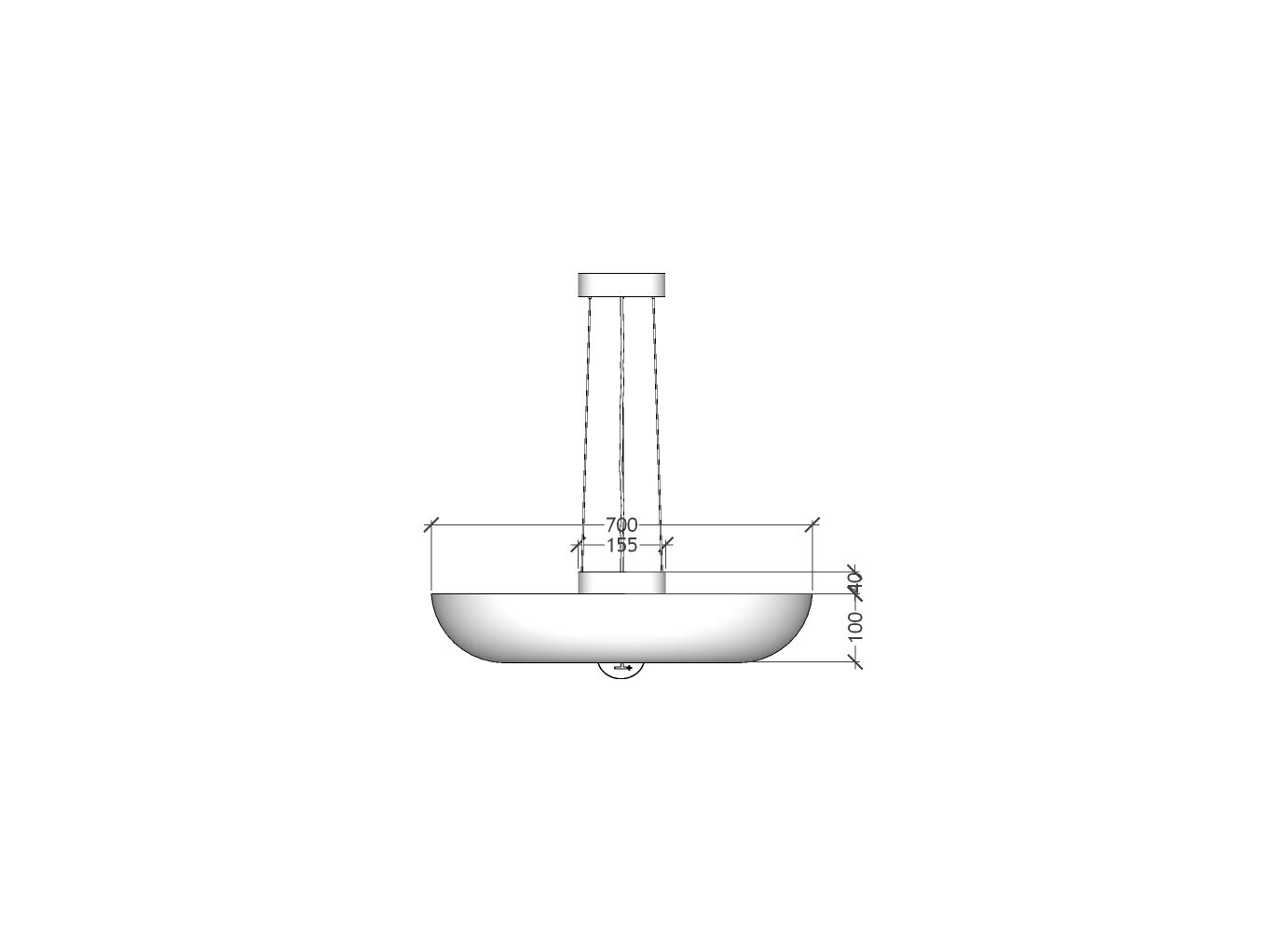 Термоформованный стеклянный потолочный светильник ручной работы RADAR INTERIOR ZENITH / BOMBATO ARCH-00086654 - Вид №5