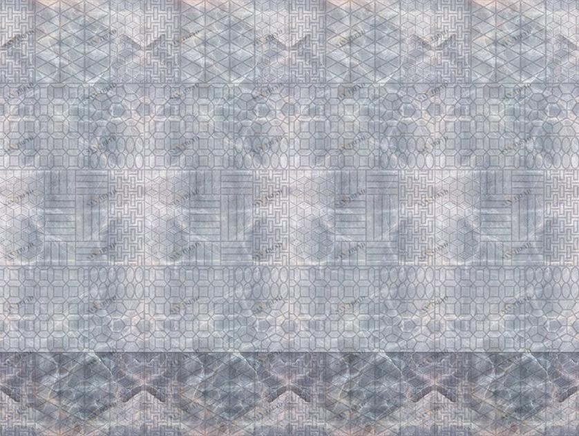 ARBLU Геометрические обои с эффектом ткани  91tes05-1/91tew05-1 