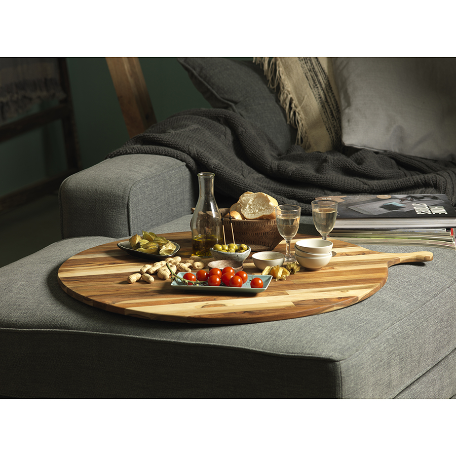 TH901 Доска сервировочная specialty круглая 83 см TEAKHAUS  - Вид №1