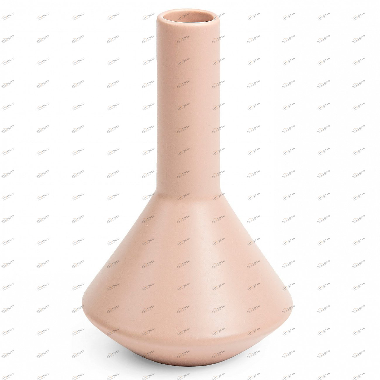 Ваза керамическая с узким горлом розовая 25 см Loretta от La Forma LA FORMA LORETTA 343220 Розовый 