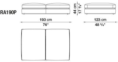 B&B Italia Модульный угловой диван из ткани Richard sun-id-1472345 - Вид №58