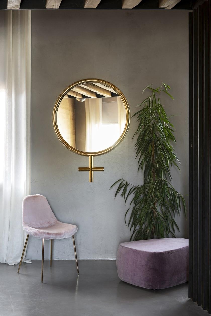 Opinion Ciatti Круглое стальное зеркало с настенной рамой sun-id-1431246 - Вид №7