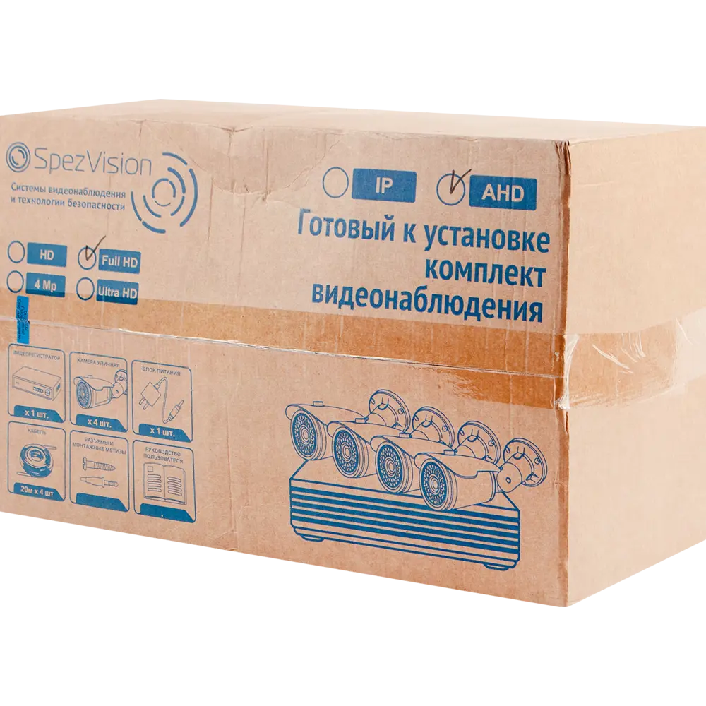 Комплект уличного видеонаблюдения VHD-Kit214S SPEZVISION STLM-2045580 - Вид №5