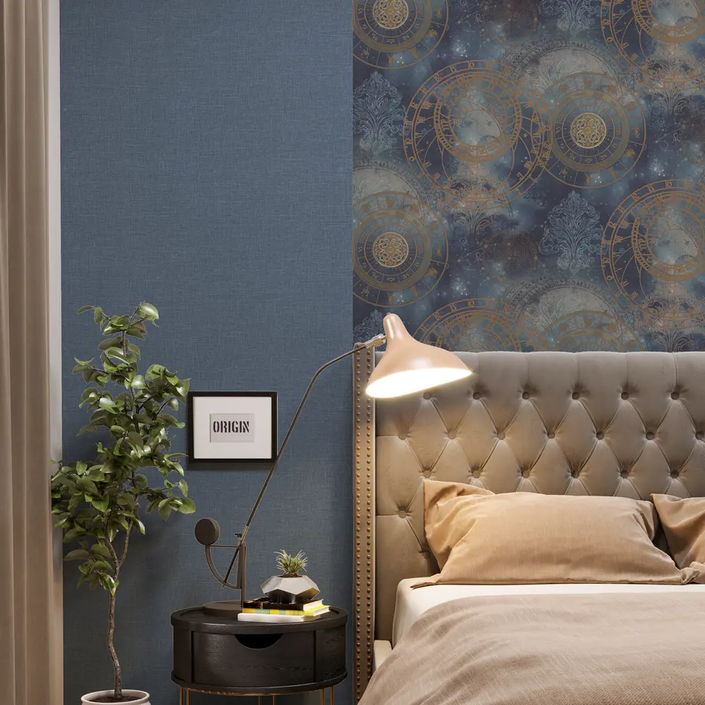Обои флизелиновые Home Color Zodiac синие 1.06 м HC71450-66 82912563 STLM-2196175 - Вид №2