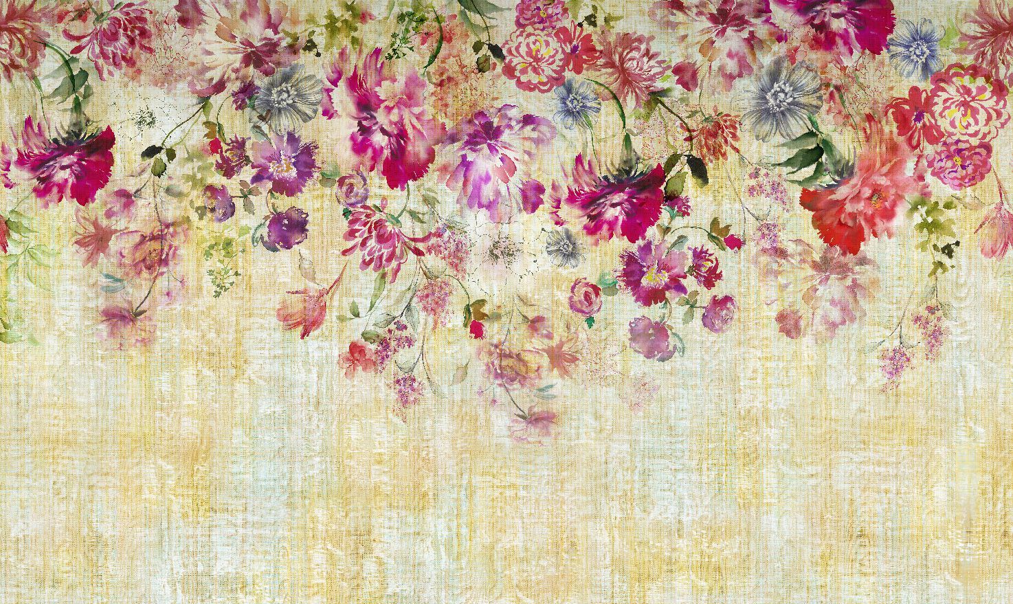 Обои с цветочными мотивами Jannelli&Volpi CASCATA DI FIORI ARCH-00113175 - Вид №3