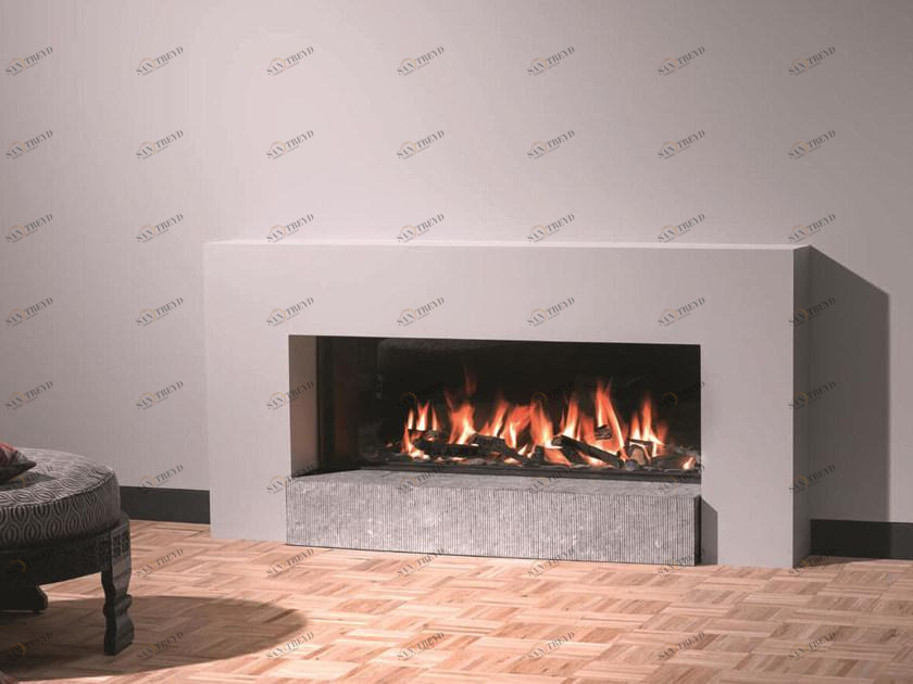 Stûv Газовый камин из стали с панорамным остеклением Tulp sun-id-1425308