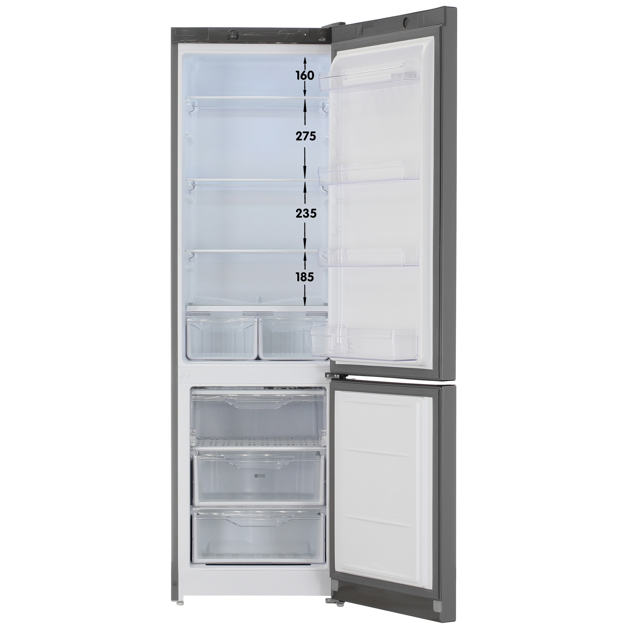 9244187 Холодильник с морозильником   Indesit DS 3200 G серебристый STDN-0105419 - Вид №1