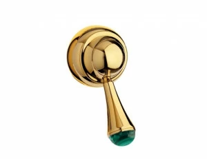 036847.ML0.00 Комплект ручки-монолевер с малахитовым камнем Золото 24К