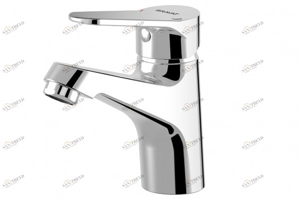 Смеситель для ванной комнаты на раковину низкий ECO F1111147C bravat