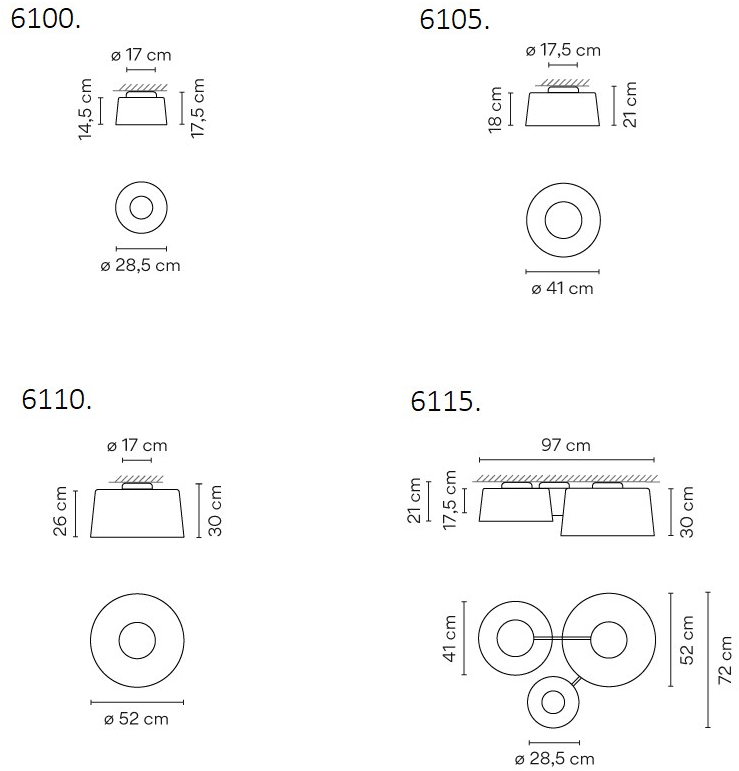 Vibia Алюминиевый светодиодный потолочный светильник Tube sun-id-1448200 - Вид №9