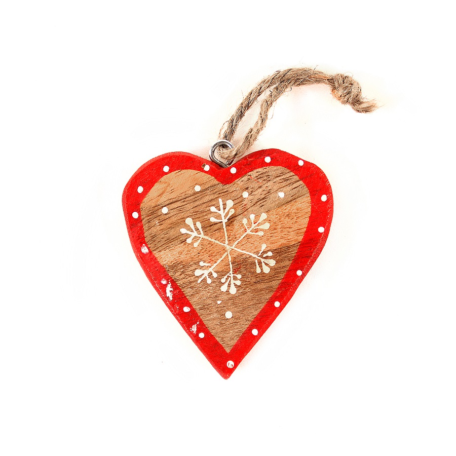 en_ny0007 Украшения подвесные stars/trees/hearts, деревянные, в подарочной коробке, 12 шт. EnjoyMe  - Вид №6