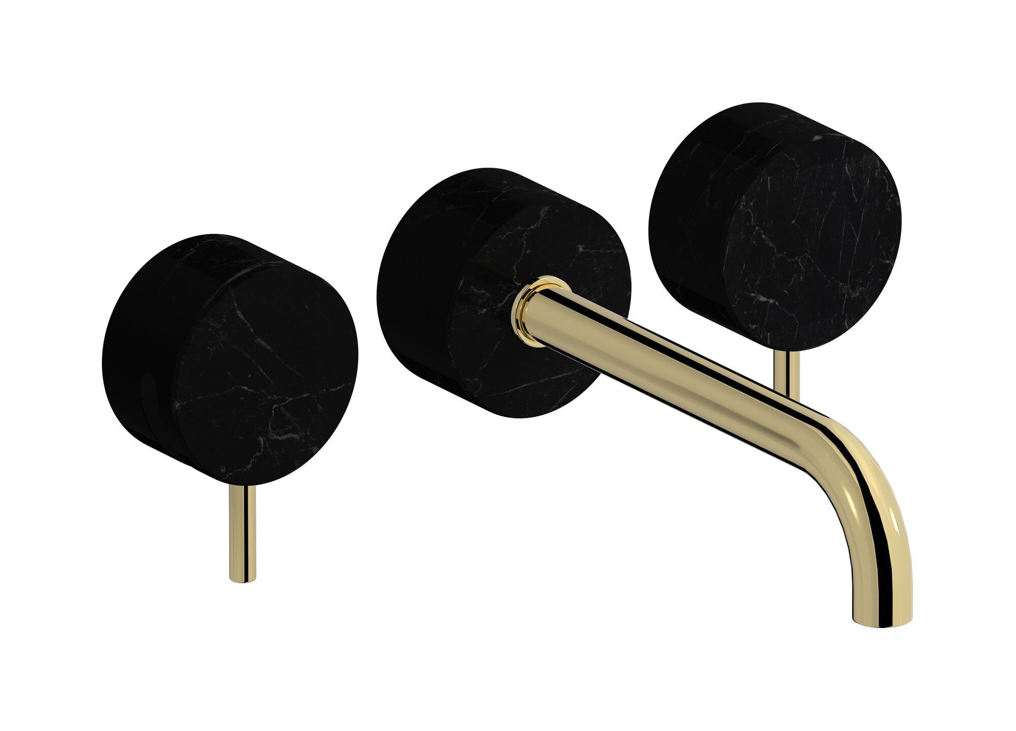 Мраморный настенный смеситель для раковины с 3 отверстиями IB мрамор + мрамор Elle ARCH-00113377 - Вид №9