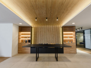 Огнестойкие деревянные потолочные/настенные акустические панели