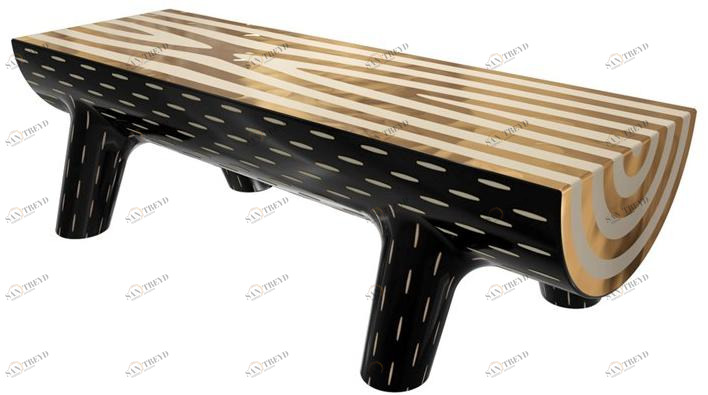 Scarlet Splendour Скамейка из смолы Forest Fr11