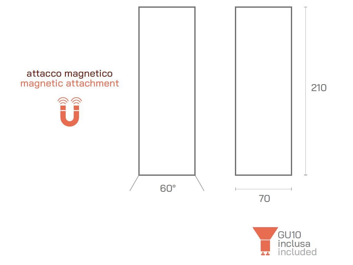 Алюминиевый настенный светильник Amarcords Qube ARCH-00115300 - Вид №13
