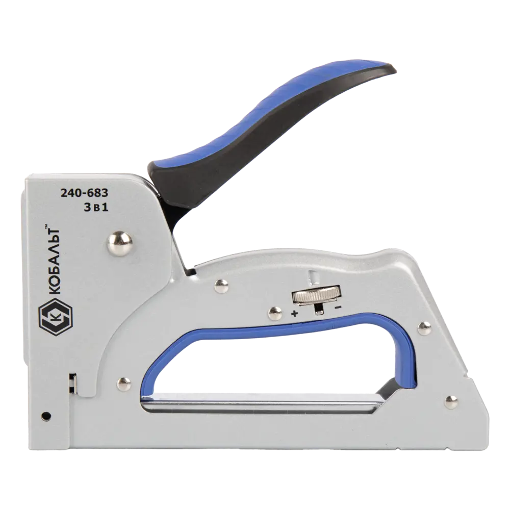 Степлер Кобальт 3 в 1 для скоб и гвоздей 89374071 STLM-1456362 - Вид №2