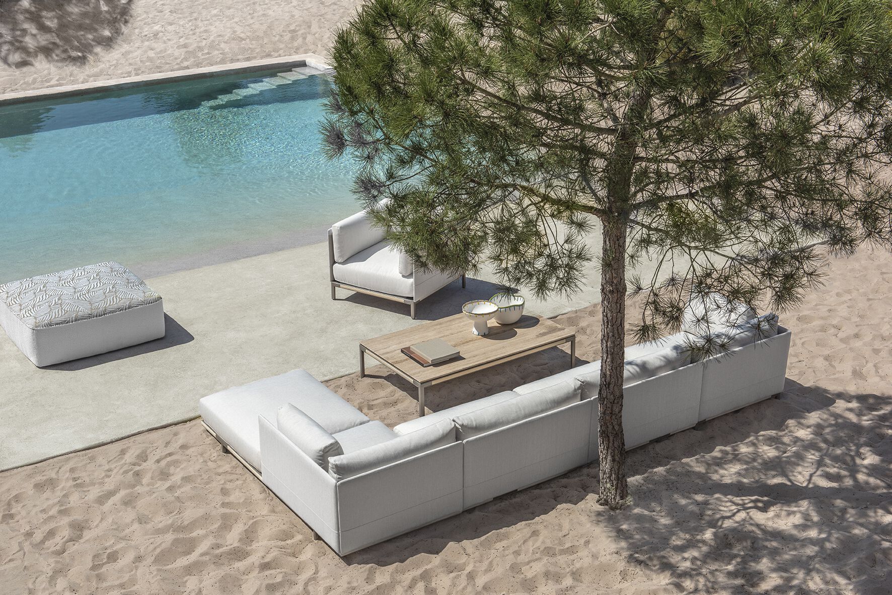 Ткань сад диван Ethimo залив ARCH-00146134 - Вид №3