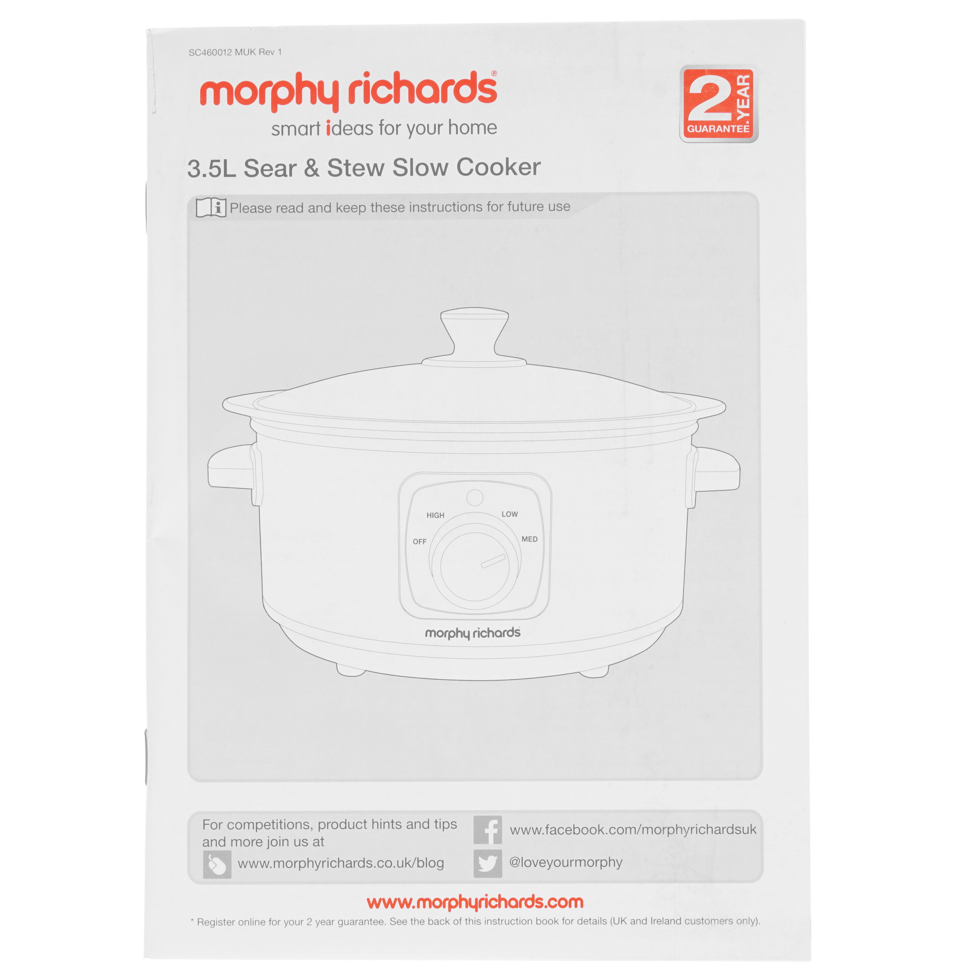 8167735 Медленноварка Morphy Richards 460012 черный STDN-0048744 - Вид №6