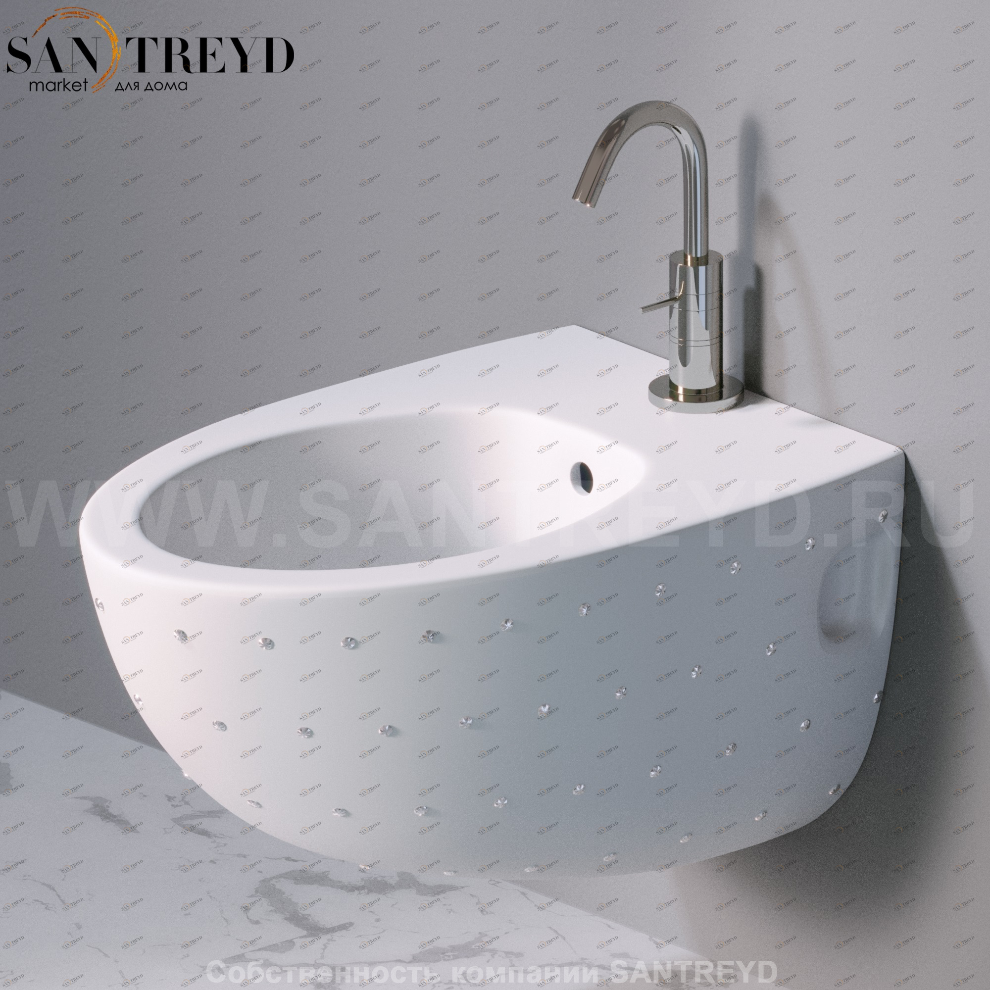 S512.101SW Биде подвесное OVAL A. e T. Italia AeT ITALIA