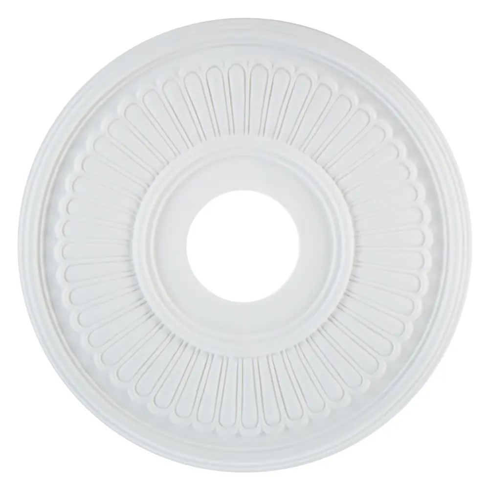 Розетка потолочная полиуретан Decomaster DR306 белая диаметр 40 см 17106611 STLM-2028696 