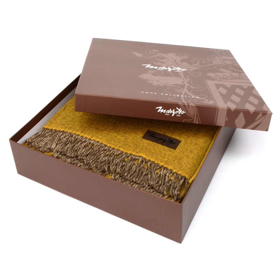 Плед Dioniso, 130х180 см, желтый MARZOTTO DIONISO1001 - Вид №2