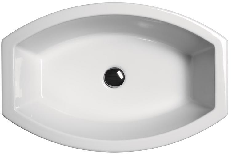 75561pf11 Напольная раковина стоящая овальная GSI ceramica Norm - Вид №7