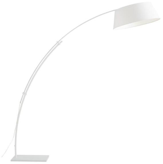 Ligne Roset Дуговая лампа со стальным основанием и абажуром из хлопка  10071910-10071911  - Вид №1