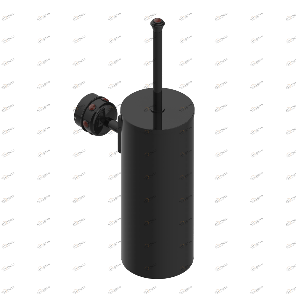 A1U-4720C Стакан настенный и щётка для унитаза с крышкой Thg-paris Cheverny с красной яшмой Покрытие PVD бронза A1U-4720C CAT.F