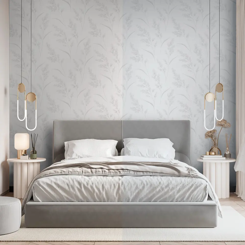 Флизелиновые обои Wallsecret Campo белые 1.06 м 89400487 STLM-1355851 - Вид №5