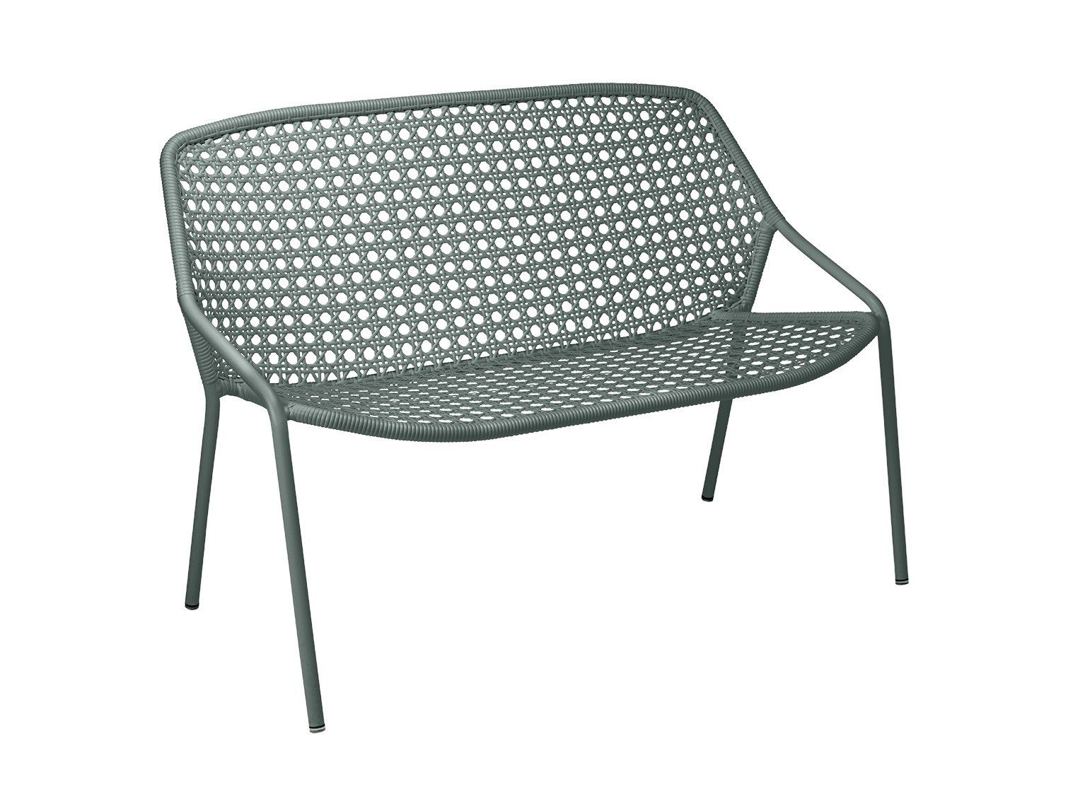 Алюминиевая садовая скамейка со спинкой Fermob CROISETTE ARCH-00070121 - Вид №2