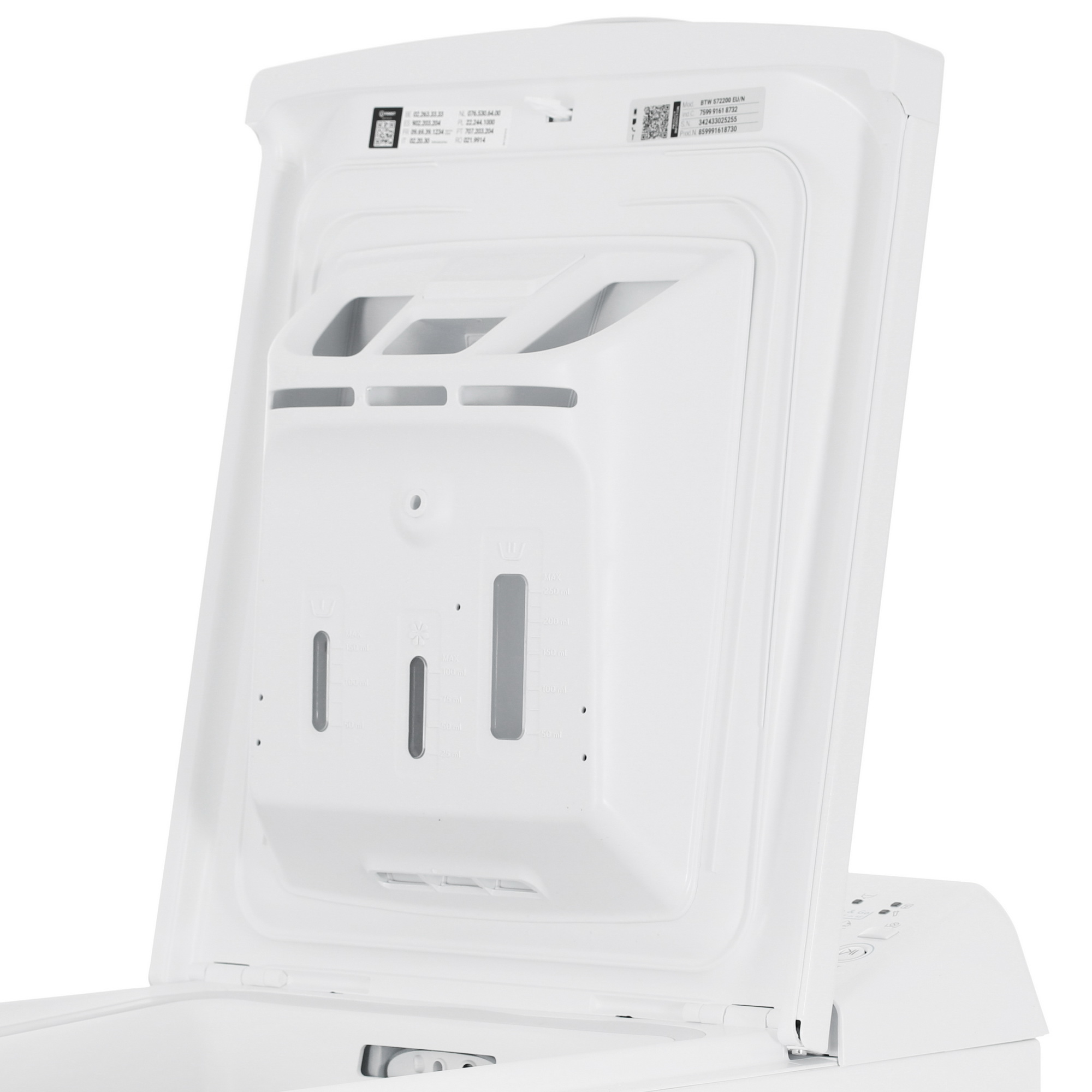 9153059 Стиральная машина Indesit BTW S72200 EU/N белый STDN-0110639 - Вид №5