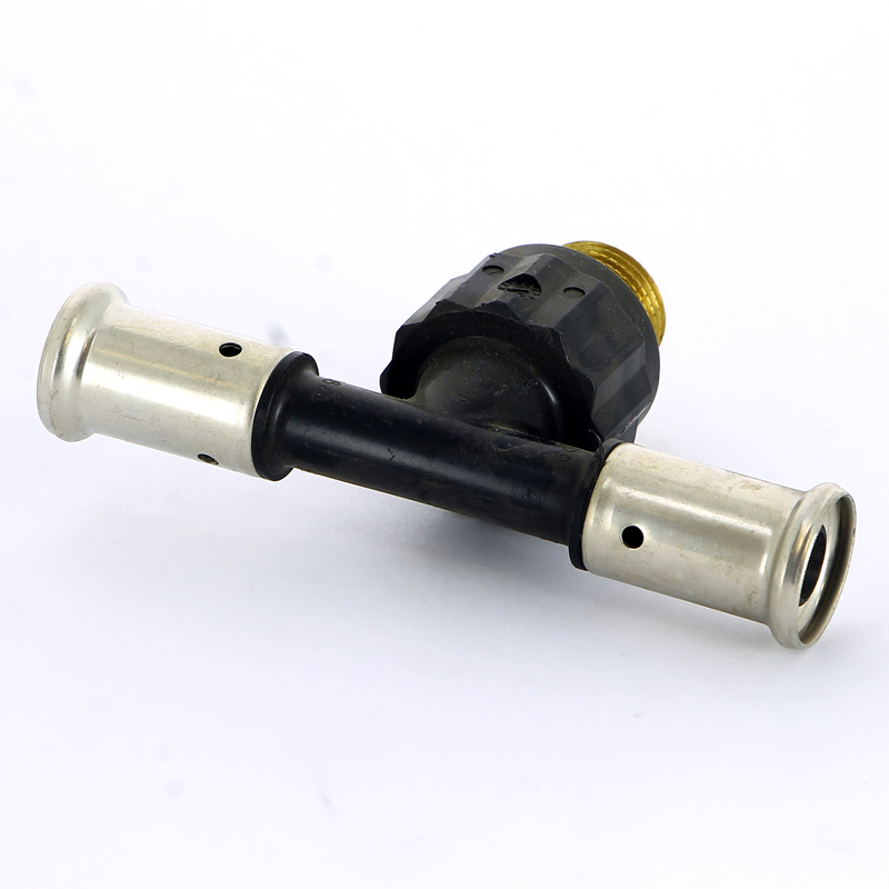 Тройник пресс-Н PVDF HENCO 16x1/2"x16 14PK160416 - Вид №2