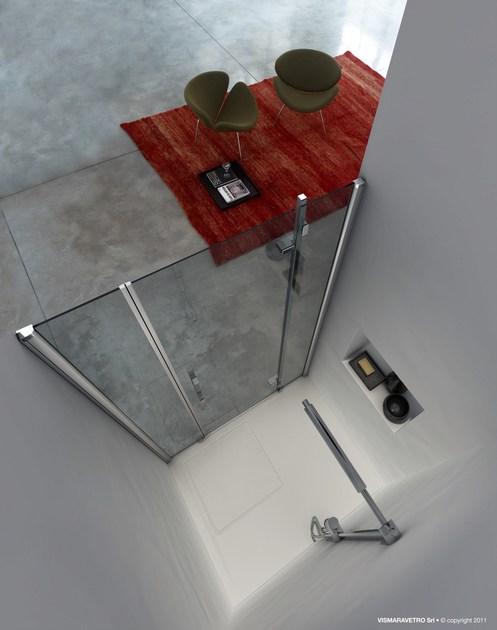 VISMARAVETRO Душевая ниша из закаленного стекла Tiquadro sun-id-1421403 - Вид №5