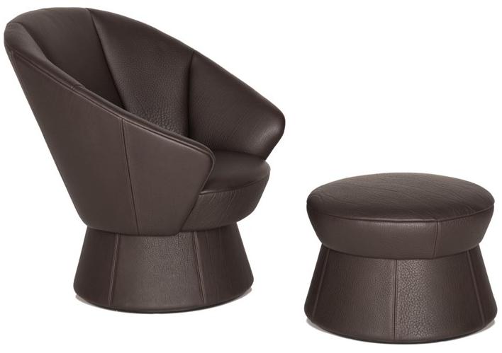 de Sede Круглый кожаный пуф Ds-163 sun-id-1463110 - Вид №1