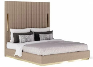 Jetclass Кровать двуспальная с обивкой и высоким изголовьем  Jpz101.16, jpz101.18, jpz101.20