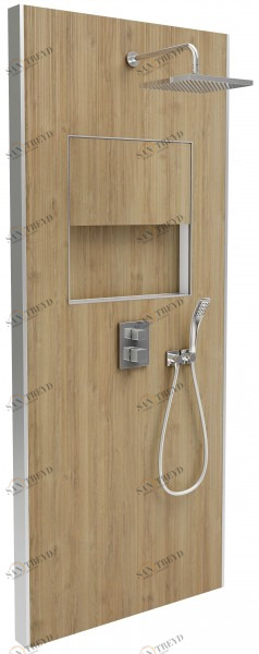 E80300-D35 Готовый к угловой установке сет для душевого пространства Jacobdelafon ECRIN Santreyd