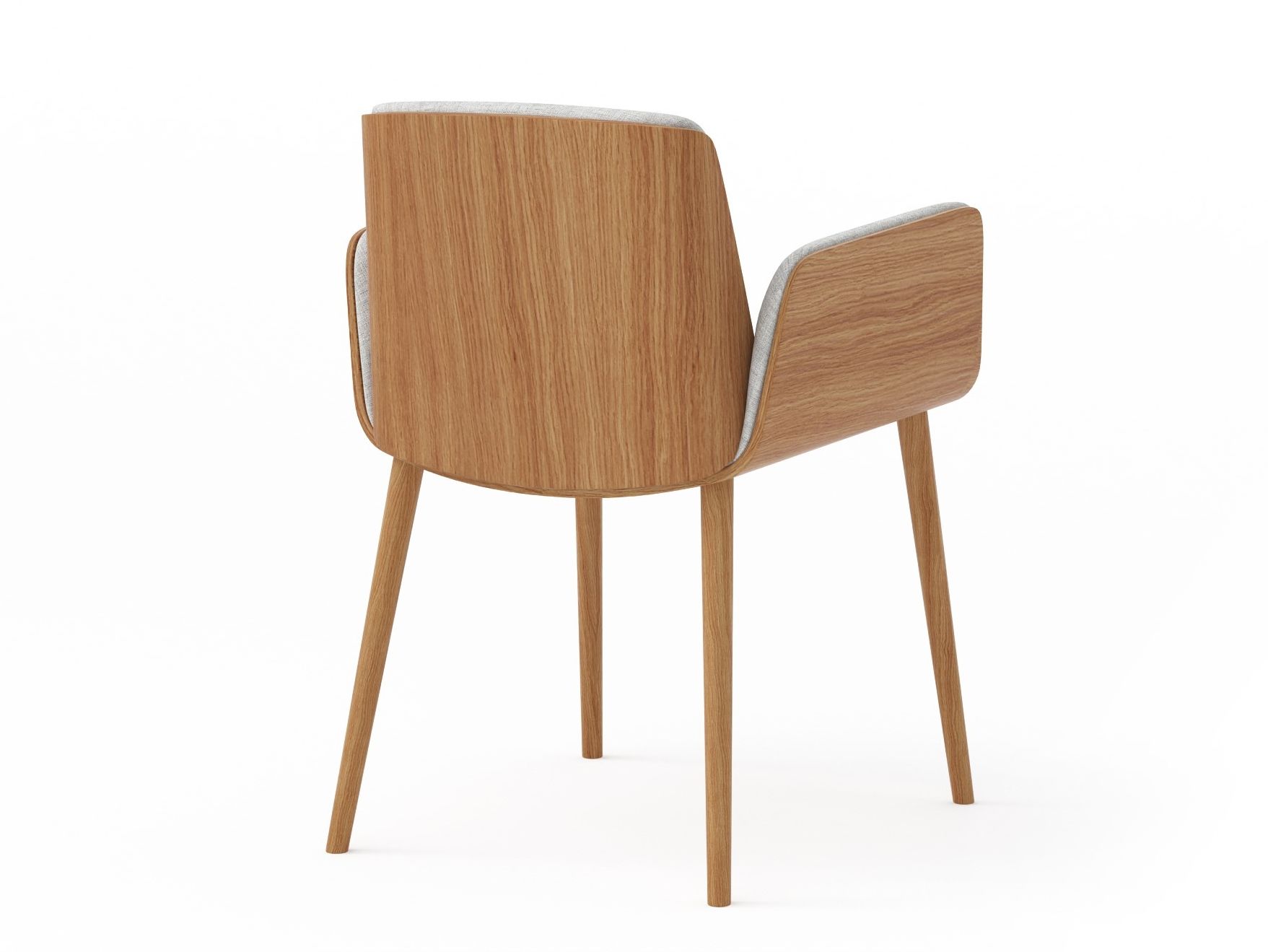 Мягкий тканевый стул с подлокотниками Punt HUG ARCH-00092567 - Вид №1