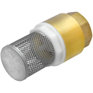 Клапан обратный с фильтром 1", латунь