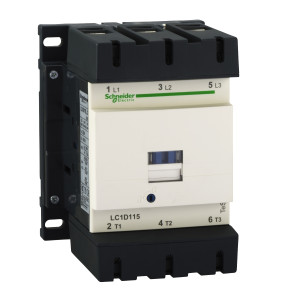 LC1D115ED Контактор LC1D 3P 115А 400/48В DC 55кВт Schneider Electric TeSys