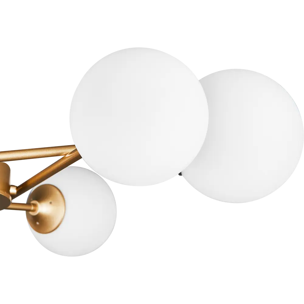 Люстра потолочная Arte Lamp Marco 6 ламп 20 м² цвет золотистый 82717043 STLM-2118411  - Вид №5