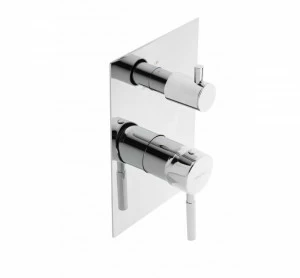 GENEBRE 65118 18 45 66 Встраиваемый однорычажный смеситель с керамическим переключателем на 3 направления