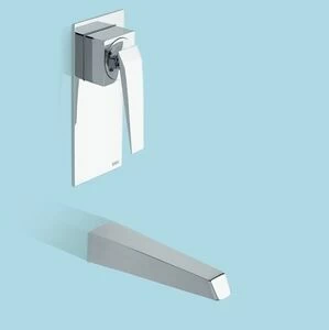 4977 1 O2 Смеситель встроенный на один поток  с изливом для раковины цвет хром