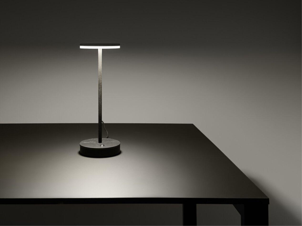 Алюминиевая светодиодная настольная лампа Linea Light Group Близнецы ARCH-00008221 - Вид №1