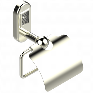 A2F-538AC Бумагодержатель с крышкой настенный Thg-paris Naïade Покрытие PVD матовый никель