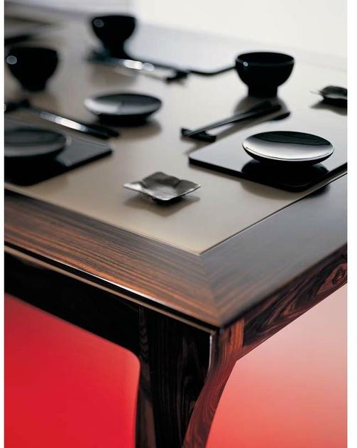 OAK Прямоугольный стол дерево-бронза Percorsi sun-id-1410970 - Вид №1