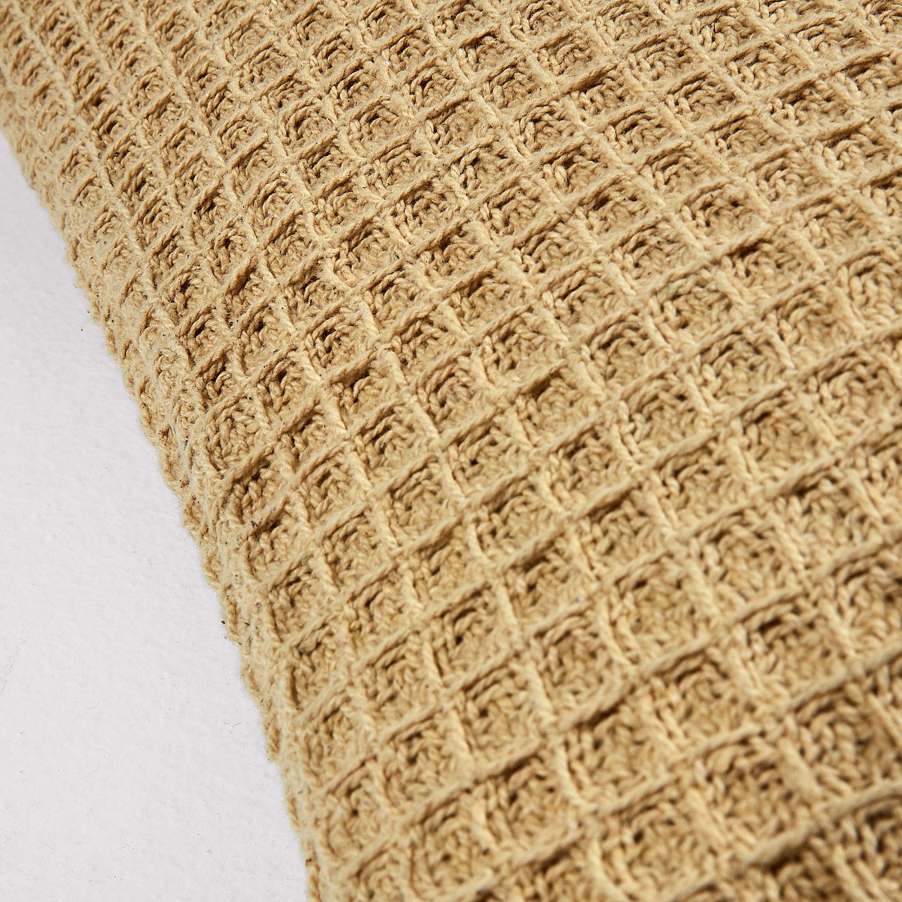 Чехол на подушку Shallow 45x45 горчица от La Forma LA FORMA ОДНОТОННЫЕ 299192 Бежевый  - Вид №1