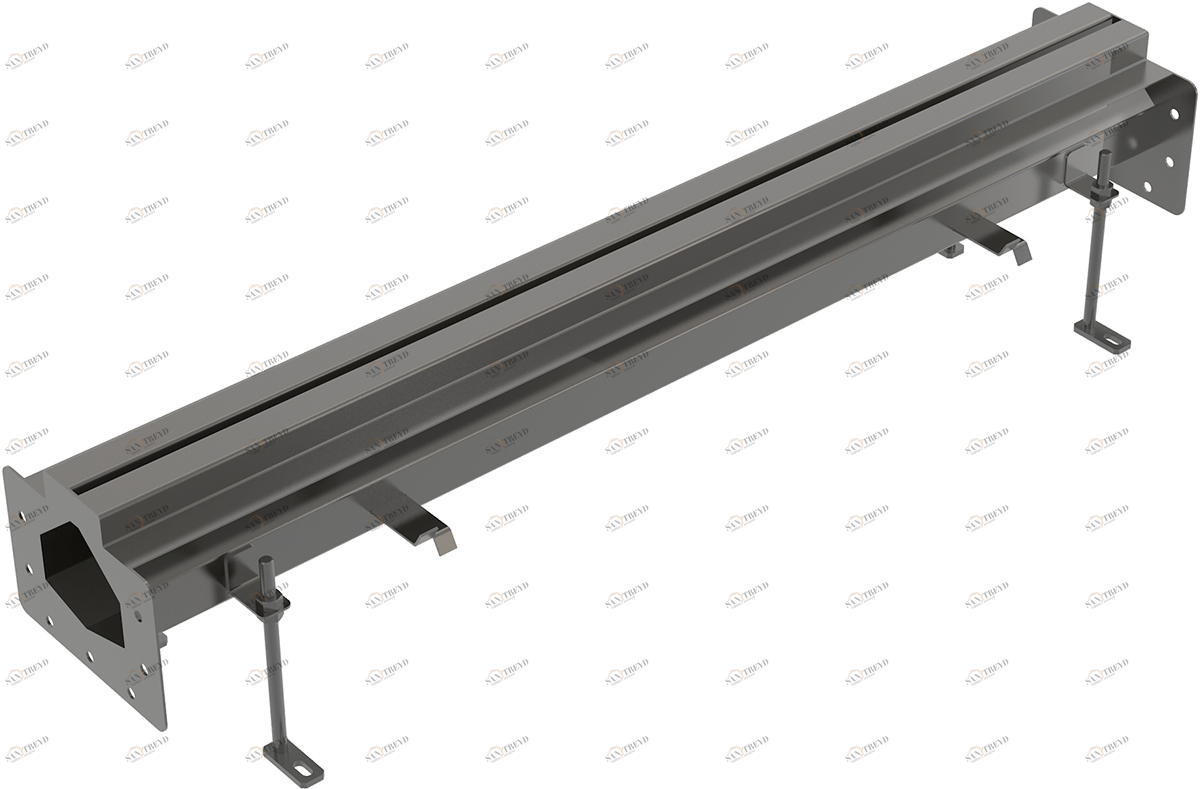 Промышленный желоб щелевой из нержавеющей стали AISI 304 ALCAPLAST APR21101